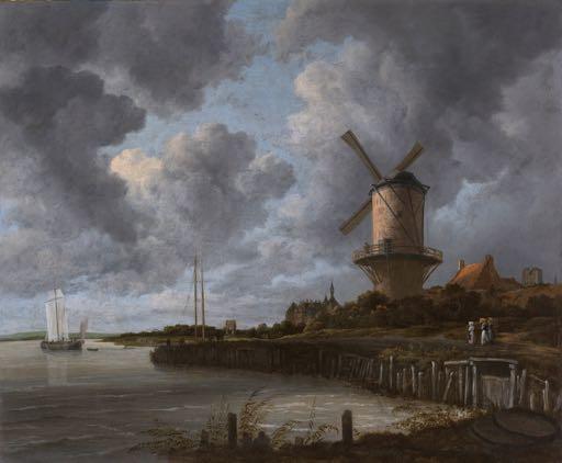 08 MOLEN VAN RUYSDAEL De molen bij Wijk bij Duurstede is een beroemd schilderij van de Hollandse schilder Jacob van Ruysdael.