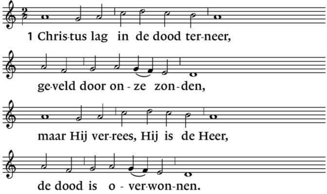 Zondagslied: lied 618 : 1, 6 en 7 6.