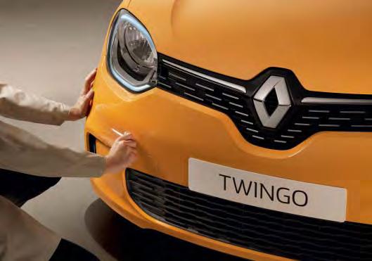 Maak je nieuwe Twingo compleet met stijlvolle en bruikbare accessoires. 1. Voeg extra stijl en persoonlijkheid toe aan de Twingo.