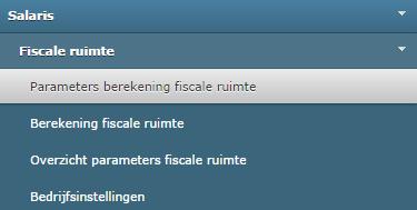 2. Inrichting van de module 2.1 Fiscale ruimte Het berekenen van de fiscale ruimte woon-werkverkeer, teneinde de werknemer een hogere vergoeding voor zijn reiskosten woon-werkverkeer te bieden.