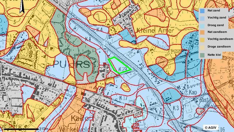 Fig. 2: Bodemkundige kaart met