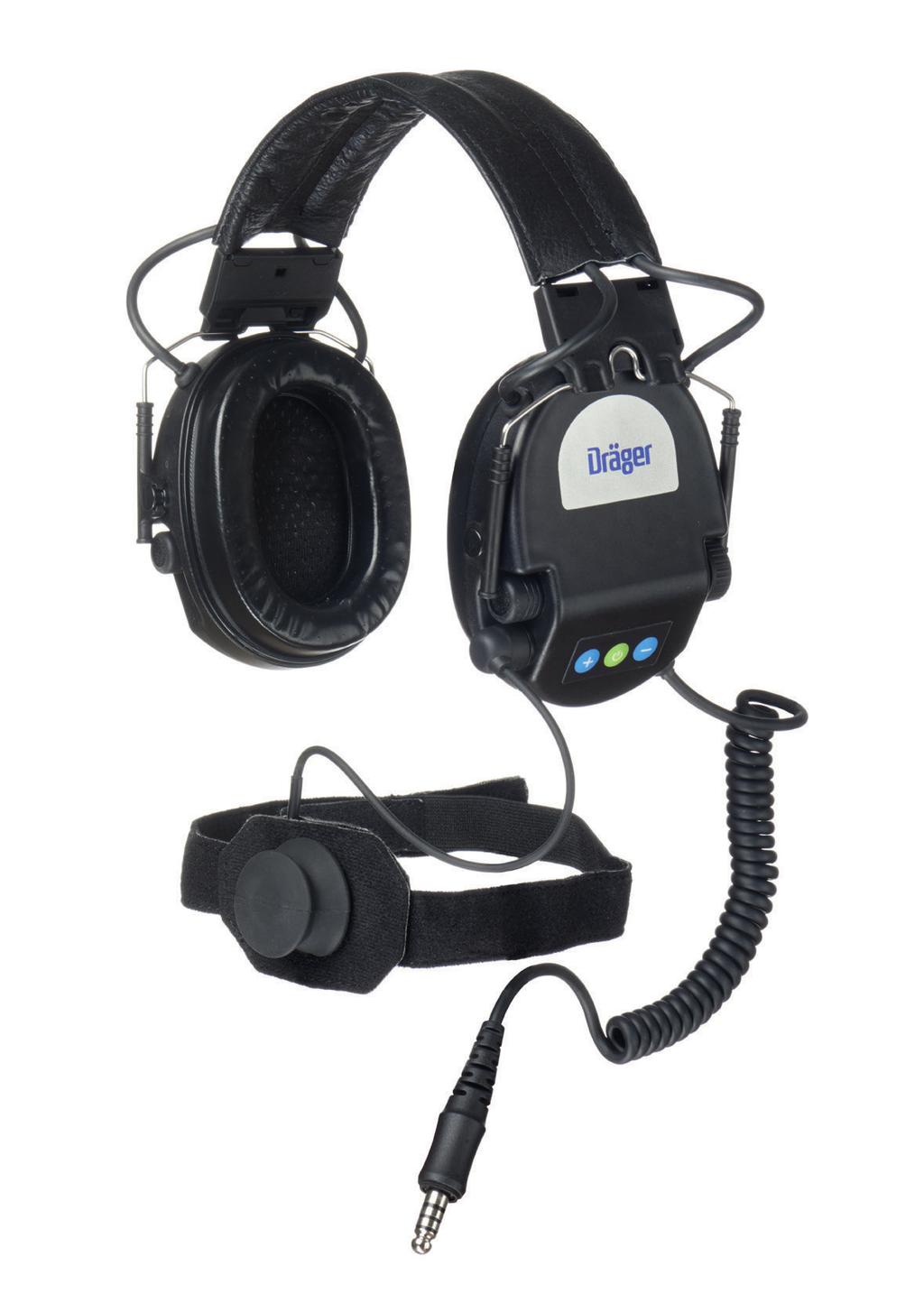 Dräger ANP-COM Communicatiesysteem Dräger ANP-COM is een met actieve gehoorbescherming geïntegreerde communicatie-unit.