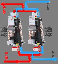 SERIËLE TERUGSTROOMCONFIGURATIE FLEXIBEL Koelmachines met