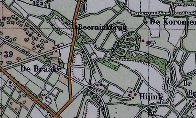 2. HISTORIE Beerninkweg, ca. 100 jaar geleden Kleinschalig oude hoeve landschap.
