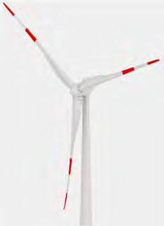 De windturbine wordt hier geplaatst op een conische mast waardoor de rotoras circa 165 m boven het maaiveld komt. Het hoogste punt van de rotor wordt circa 236 m hoog.
