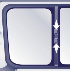 Doordat de spiegel kan worden gedraaid, kan deze eenvoudig handmatig worden afgesteld en is het mogelijk een goed zicht te krijgen op de ruimte achter in de auto.