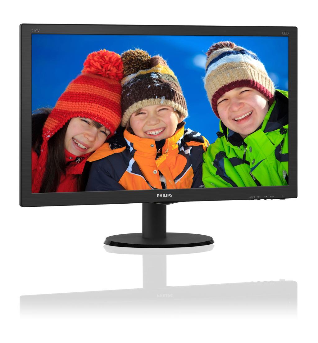 PHILIPS MONITOR 240V5QDAB Artikelcode : ITPH240V5QDAB Philips LCD-monitor met SmartControl Lite 240V5QDAB/00. Beeldschermdiagonaal: 60,5 cm (23.