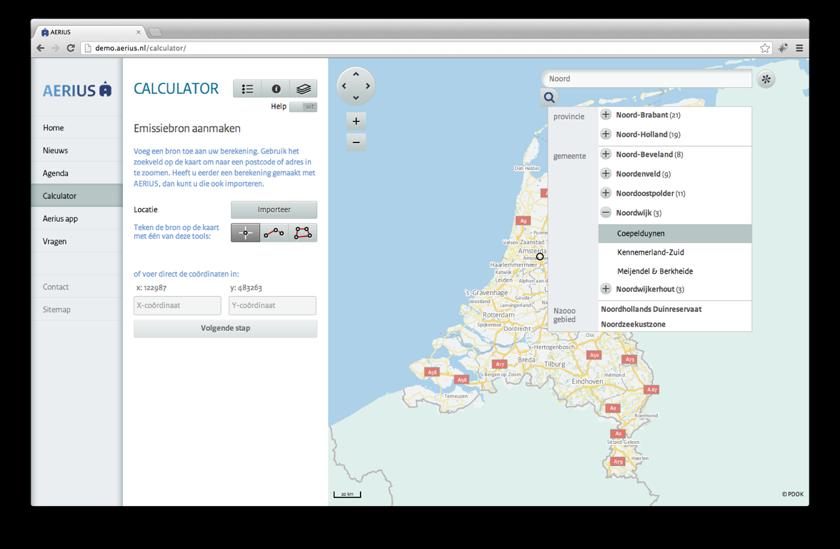 Gerealiseerde functionaliteit 1/10 Zijn er eigenlijk natuurgebieden in de buurt?