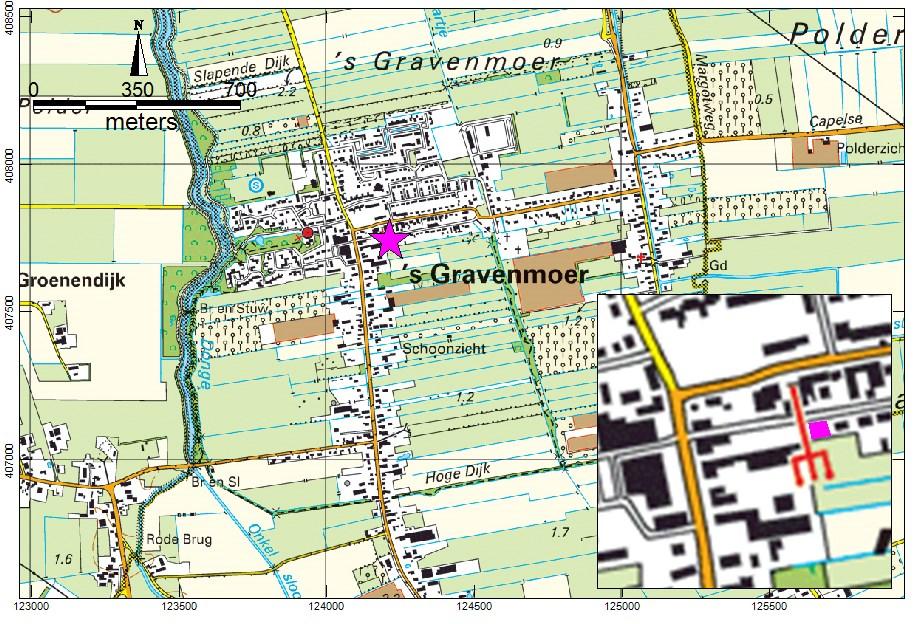 2 Gegevens plangebied 2.1 Beschrijving plangebied Het plangebied, Emmalaan, ten westen van nr. 10, ligt direct ten oosten van het centrum van s Gravenmoer.