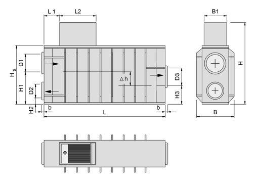 PURAIN HD Type 3 to 5 Bereik. INTEWA s PURAIN HD 250 tot 400 werken optimaal voor ing gro dakvlakken tot aansluitdiamer DN 400. wordt geplaatst in grond.