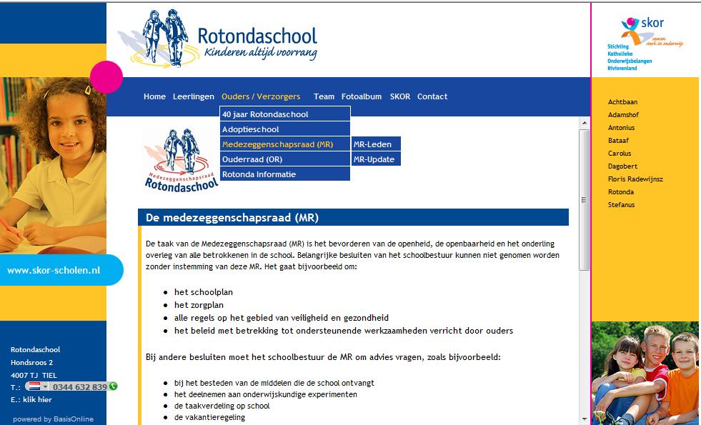 Activiteitenplan 2012-2013 inleiding Met dit activiteitenplan maken we duidelijk wat de plannen en activiteiten van de MR (Medezeggenschapsraad) van de Rotondaschool zijn.