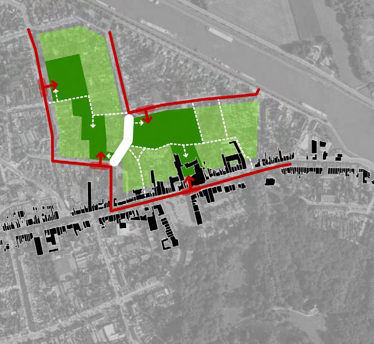 40 BRUT + LAND masterplan voor de herwaardering van de dorpskern van Wijnegem Einddocument april 2011 De scholencluster ten noorden