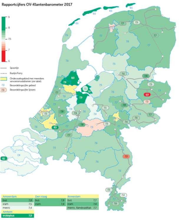 In dit paper geven we informatie over de OV-Klantenbarometer. Voor degenen die dit onderzoek niet kennen kan dit een stimulans zijn dit onderzoek te gebruiken voor onderzoek of beleid.