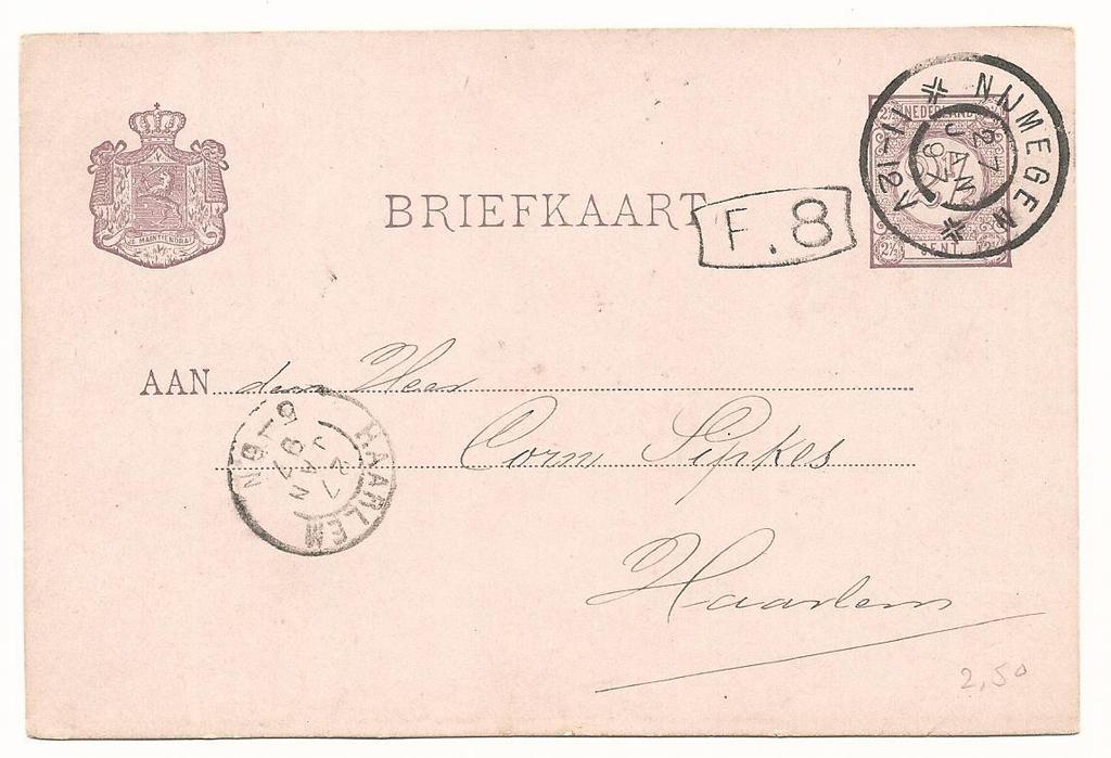 In 1867 werd een nieuw model bestellersstempel gemaakt door de Rijksmunt.