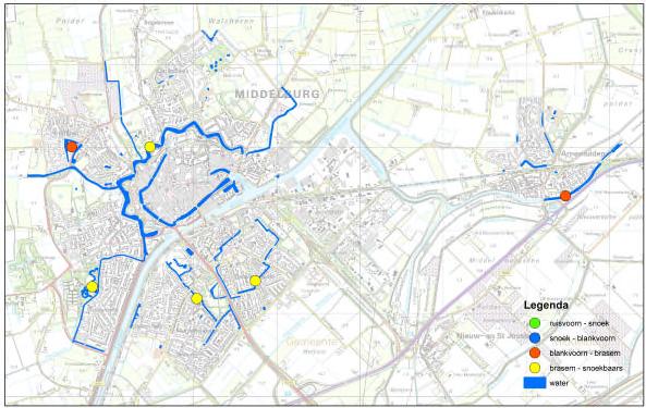 - Visstandbeheerplan Middelburgse Stadswateren - - wateroppervlak. De draagkracht van het water bedraagt maximaal 8 kilogram per hectare.