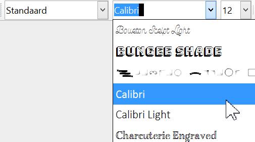 Lettertypes en gebruik Wie veel op de computer werkt, ziet elke dag letters in soorten en maten voorbijkomen. Wanneer je typt in Word of LibreOffice, dan kun je zelf het lettertype instellen.