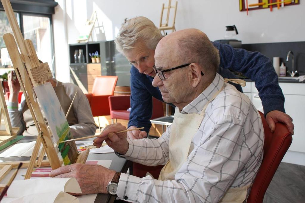 Elke 14 dagen wordt op de donderdagmiddag met de gasten van