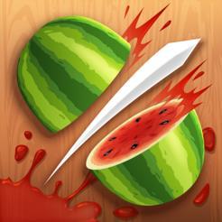 Opdracht 8 Hak! Bij de game Fruit Ninja hak je zoveel mogelijk fruit dat naar boven komt vliegen in tweeën.