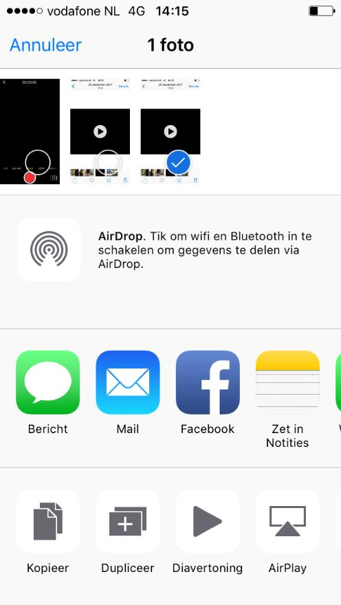 De app open je door op dit icoon te tikken: Dit zijn de stappen: