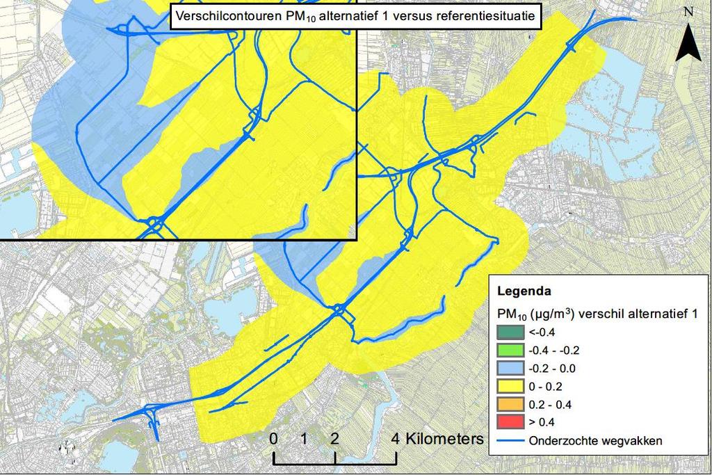 Lucht (2) alternatief 1 verschil met referentie