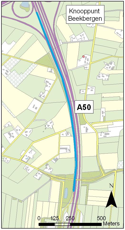 Tenslotte is in het voorkeursalternatief een aanpassing van de bestaande westbaan van de A50 tussen knooppunt Beekbergen en de verzorgingsplaats De Brink voorzien.
