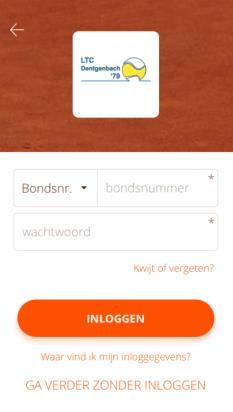 Instructie installeren ClubApp Zoek in de App Store (Apple) of Play Store (Samsung) naar de KNLTB ClubApp en download deze. Zoek op L.T.C. Dentgenbach 79, een deel van deze naam of op plaatsnaam Kerkrade.