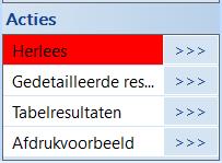 Figuur 3.5 Herlezen resultaten Uiteindelijk zullen de numerieke waarden zichtbaar zijn bij het bekijken van de resultaten van de eindige-elementenmethode.