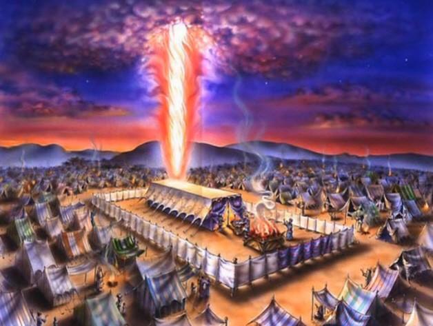 Welke naam moest er naar Gods bevel staan op de staf van Levi en op welke plaats zou God het volk van Israël gaan ontmoeten?