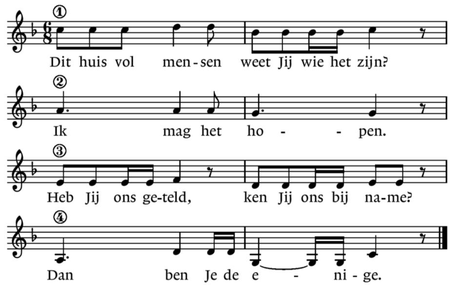 Orgelspel Opgang (de gemeente gaat staan) Aanvangslied: Lied 278 - in canon, 5 x zingen Tijdens het zingen van dit lied komen predikant, ouderling en diaken samen met de 3 overstappers binnen Welkom