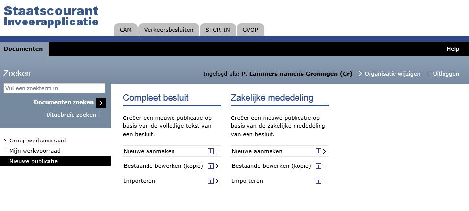 niet zijn toegewezen aan een persoon. Een gebruiker die als rol zowel invoerder als controleur heeft, ziet de documenten die in de activiteiten Voorbereiden en Beoordelen staan. 3.