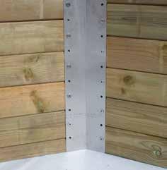 zichtbare houten structuur rassen met trapjes of niveaus gezellige