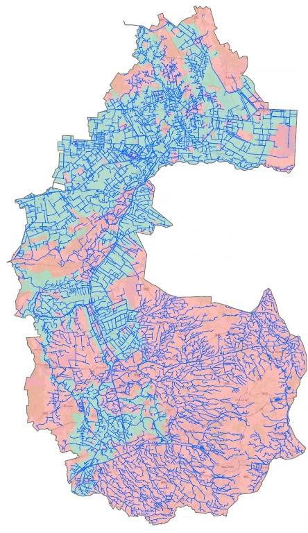 Watersysteem Vechtstromen Hoog Vechtstromen : afhankelijk van eigen neerslag en