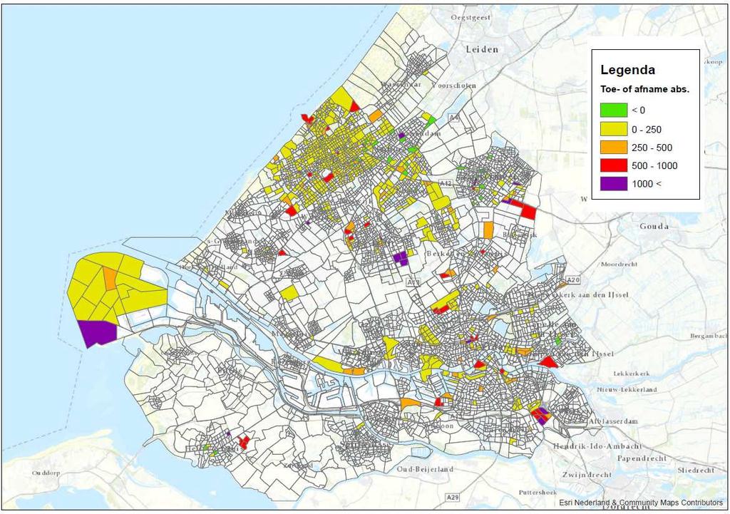 Invoer: Ontwikkeling arbeidsplaatsen 16-30 4 Groei Arbeidspl.