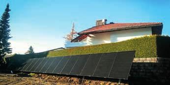 Tyrol Gebruik van de zon de klok rond Nieuwe bedrijfslocatie Nieuw energieconcept Het PV systeem en de GREENROCK bieden veiligheid op de nieuwe werkvloer.