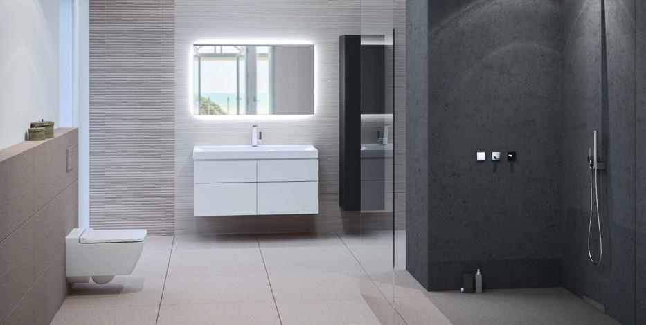 OP MAAT ONTWORPEN Uw badkamer, uw ontwerp. Creëer een badkamer als geen ander met een ontwerp dat helemaal van u is. Geef uw badkamer een persoonlijke touch.