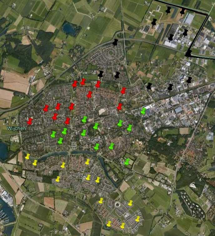 4 Verspreiding en trends van vier soorten op vier MUSroutes in Wijchen 4.