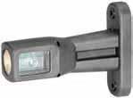 80 CONTOURVERLICHTING 1) 2) 3) 4) LED-CONTOURLICHT Led-contourlamp in rubber arm, korte montage, beschermingsklasse IP