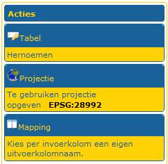 1.12.3 Type 3 Dit type bied het meeste vrijheid bij het maken van een proces en zal voornamelijk door beheerders worden gebruikt. Bij het mappen kun je ook zelf namen opgeven voor de uitvoerkolommen.