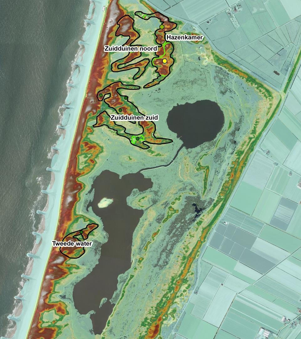 2 Zwanenwater 2.1 Beschrijving van het gebied Het Zwanenwater ligt in het noorden van Noord-Holland, net onder Callantsoog.