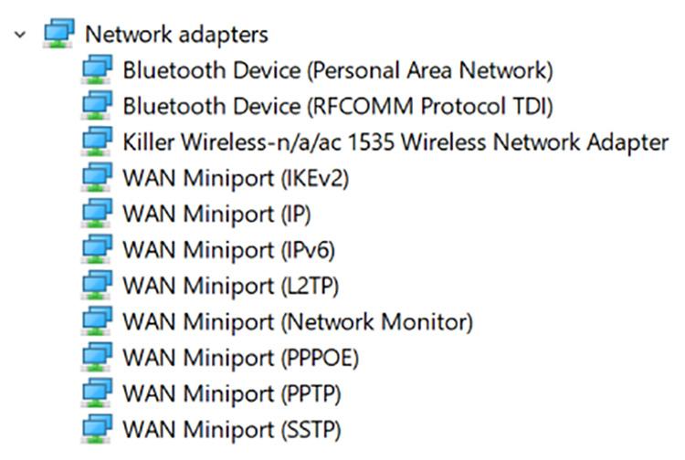 14 Klik op Network (Netwerk) in de vervolgkeuzelijst. 15 Klik op Download (Downloaden) om het netwerkstuurprogramma voor uw computer te downloaden.