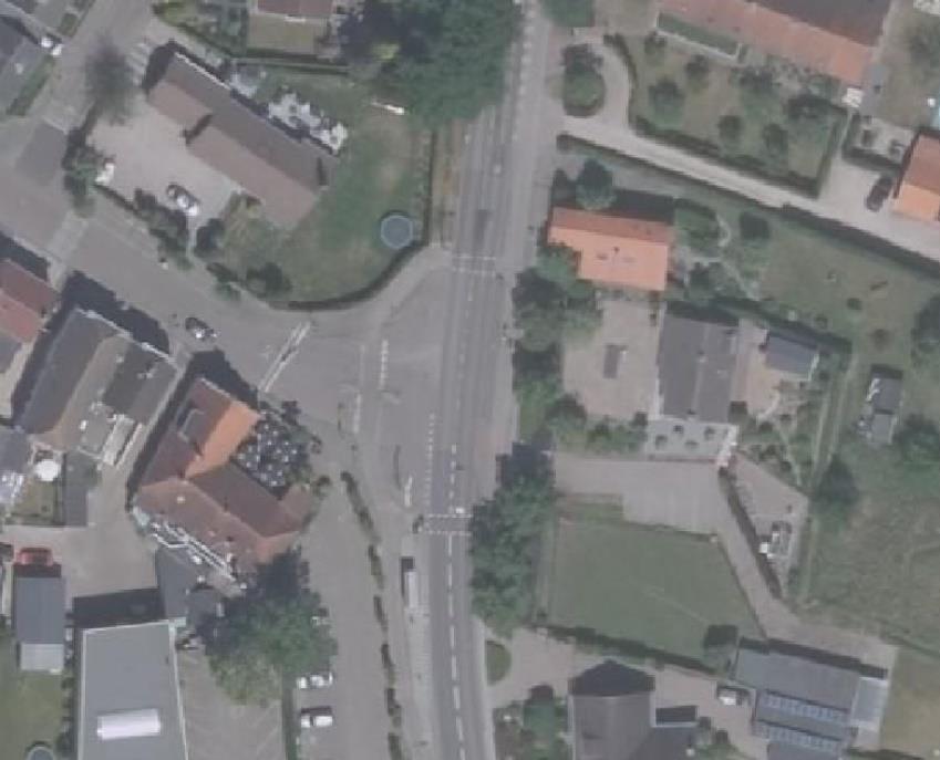 N640 St. Janstraat Op de aansluiting St. Janstraat bevindt zich een fietsoversteek (knelpunt 2).