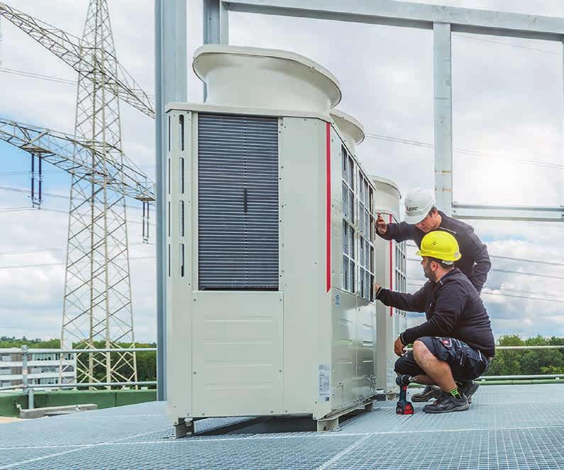 Voordelen Duurzame technologie die overtuigt Met de keuze van het juiste klimatisatiesysteem investeert u vandaag al in de toekomst en draagt u bij aan de duurzame meerwaarde van een gebouw.