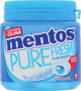 99 KRACHTIG DROOG Mentos Gum bottles of Smint pot