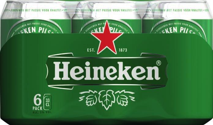 Heineken blik pils of 0.