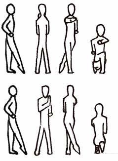 Basis 5 2. Draai met het hele lichaam naar links en verplaats het gewicht naar het midden, zodat het gewicht verdeeld is over de twee benen.