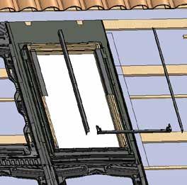 10) Montage van de gootstukken EASY ROOF rond het venster 7