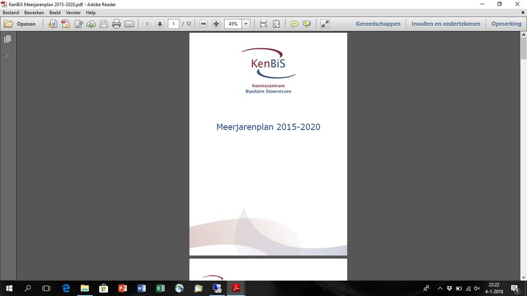 Ambities In 2015 heeft het bestuur van KenBiS samen met de leden van de deelnemersraad het meerjarenbeleidsplan 2017-2020 opgesteld.