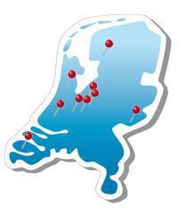 LOKALE STEUNPUNTEN Activiteiten op lokaal niveau De LFB heeft in 2016 vijf lokale steunpunten verspreid over Nederland.