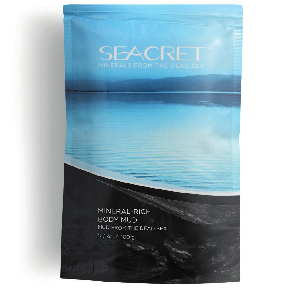 3 SEACRET SPA www.seacretspa.com mineraalrijke lichaamsmodder 16,95 12M Seacret Spa staat bekend om fijne, verzorgende producten die het merk in de verzorgingslijnen verkoopt.