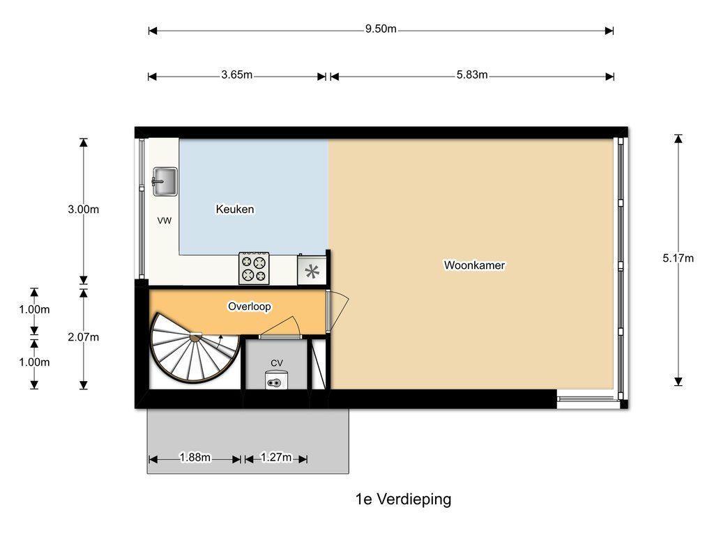 plattegronden (aan bovenstaande afbeelding kunnen geen